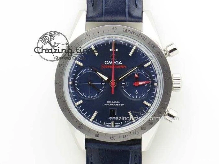 0120 De Ville Chronograph RG OMF 1:1 Best Edition Black Dial On Black Leather Strap A Sophisticated 8106